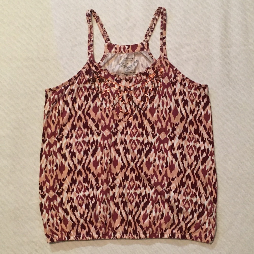 Cute Sleeveless Top - Size M